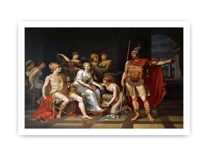 Hector Admonishes Paris  and Exhorts Him to Go to War