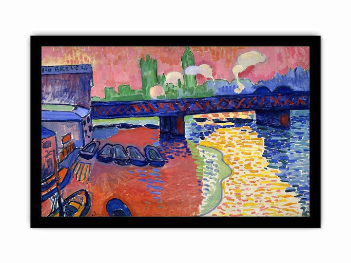 Charing Cross Bridge, London  by André Derain.