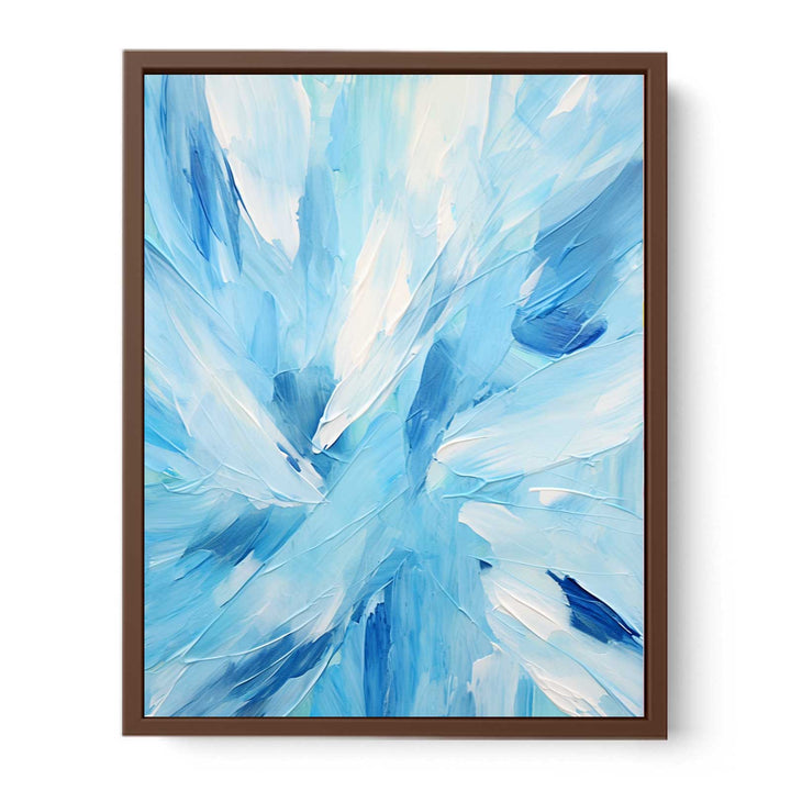 Blue And White Abstract Painting