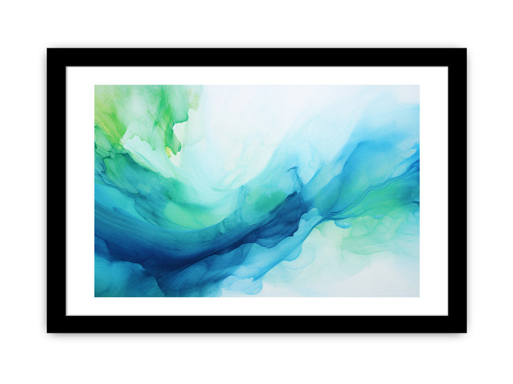 Blue And Green Abstract Painting