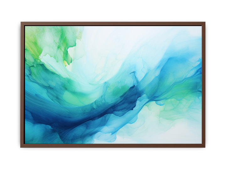 Blue And Green Abstract Painting