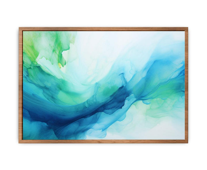 Blue And Green Abstract Painting