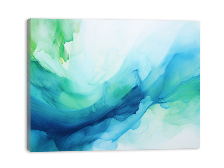 Blue And Green Abstract Painting