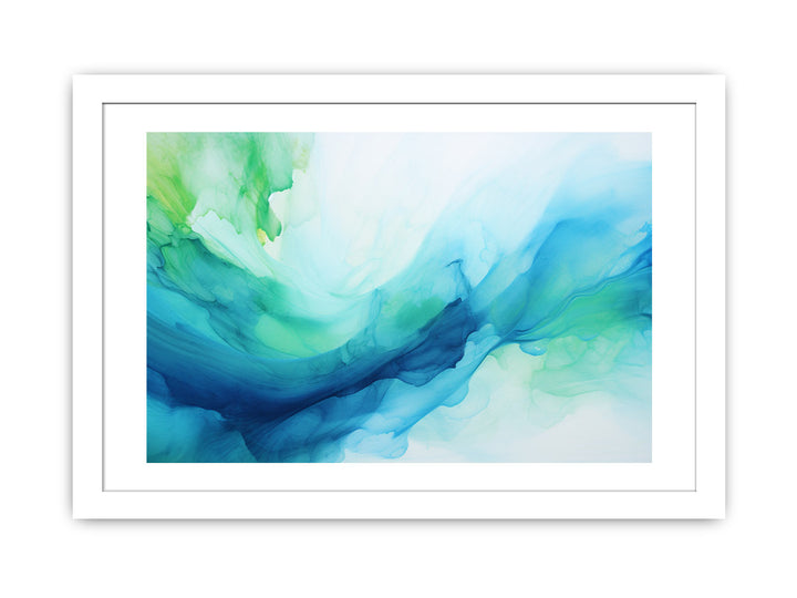 Blue And Green Abstract Painting