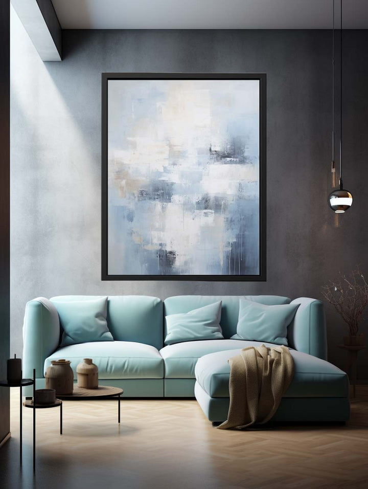 Abstract Grey Painting-1