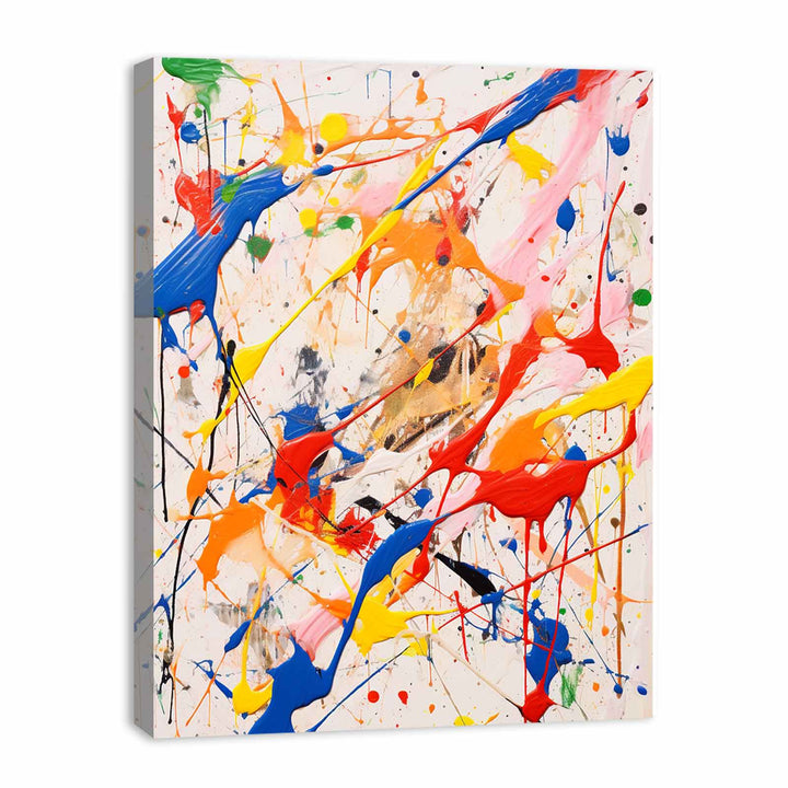 Painting White Color Drips  