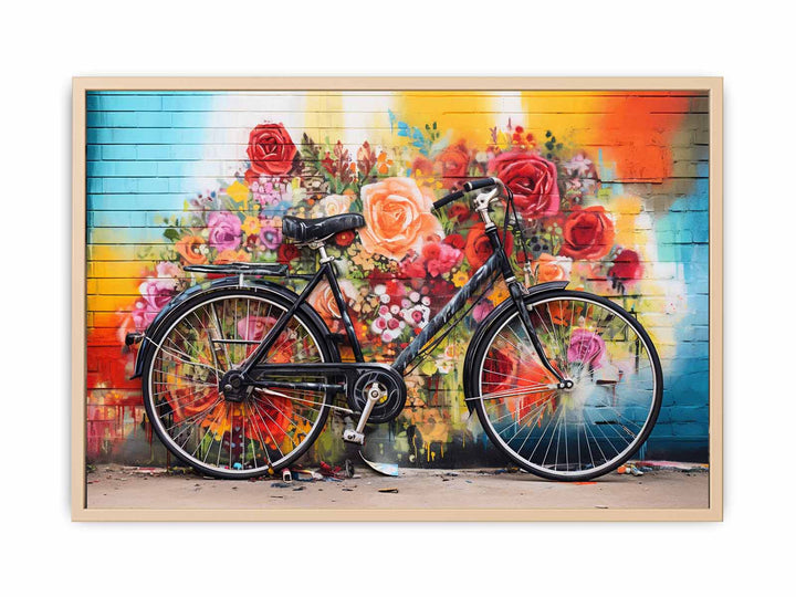 Bicycle Art Painting   Poster