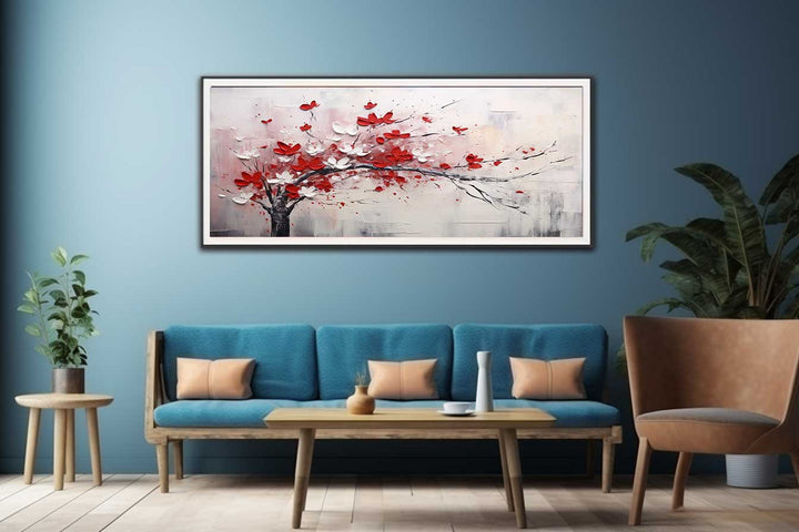 Red White Art Painting 
