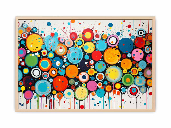 Circle Art Painting   Poster