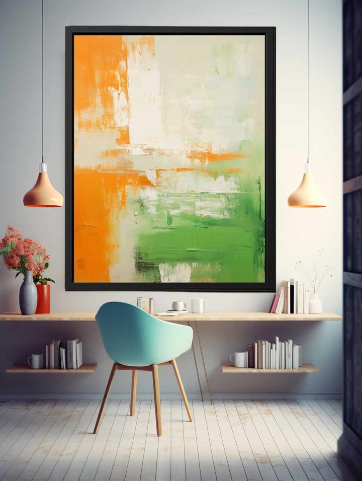 Green Brown Painting