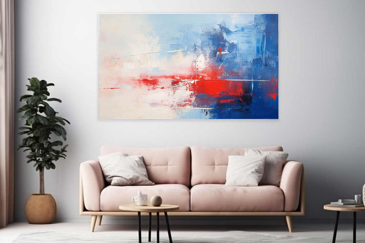 Blue Red Painting
