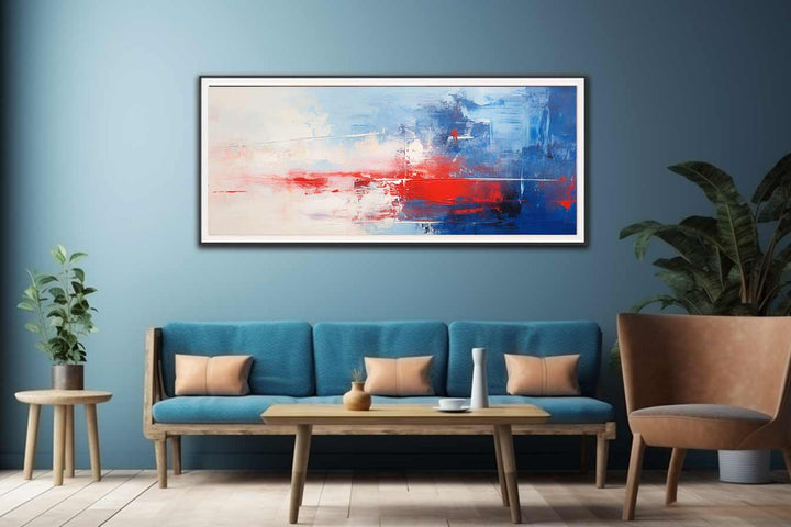 Blue Red Painting