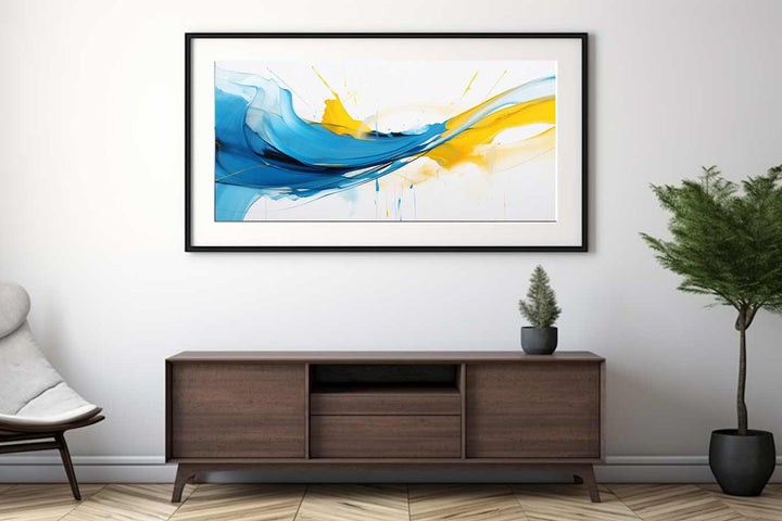 Yellow Blue Painting  