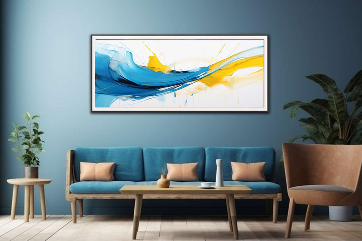 Yellow Blue Painting  