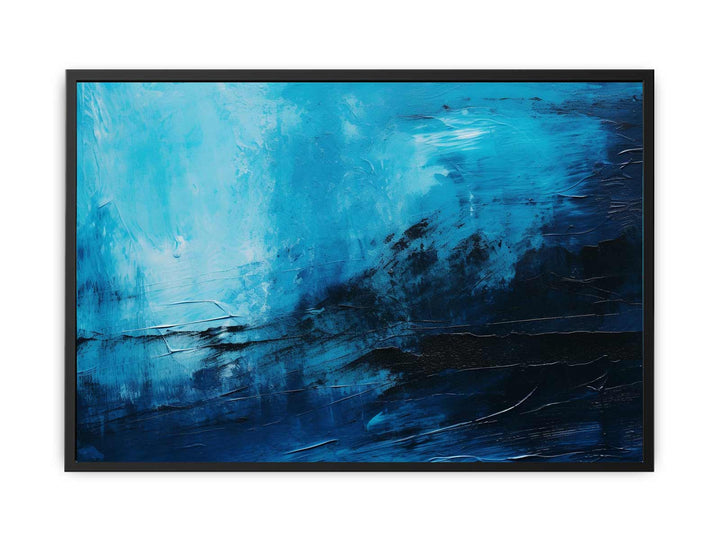 Black Blue Painting  