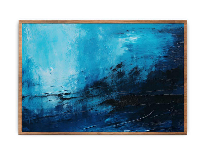 Black Blue Painting  