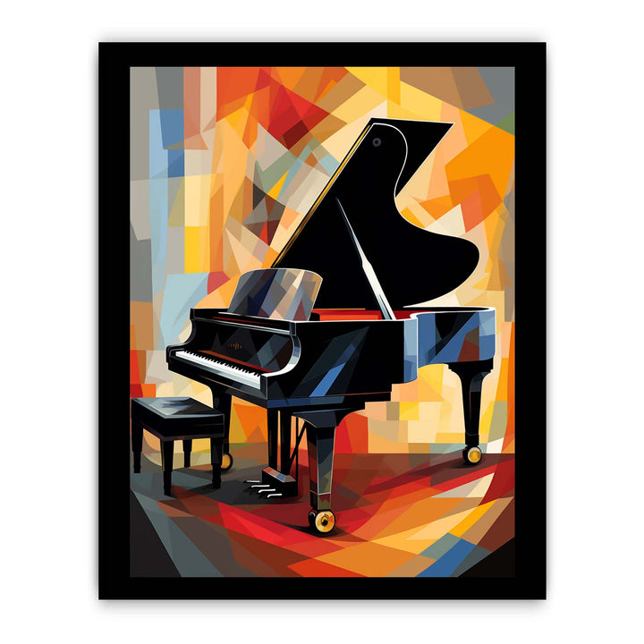 Piano Modern Art Painting