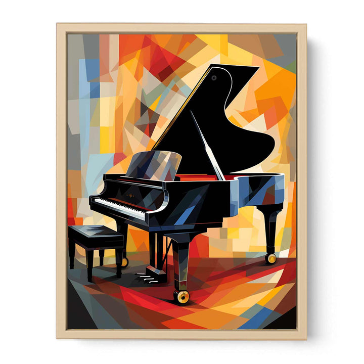 Piano Modern Art Painting