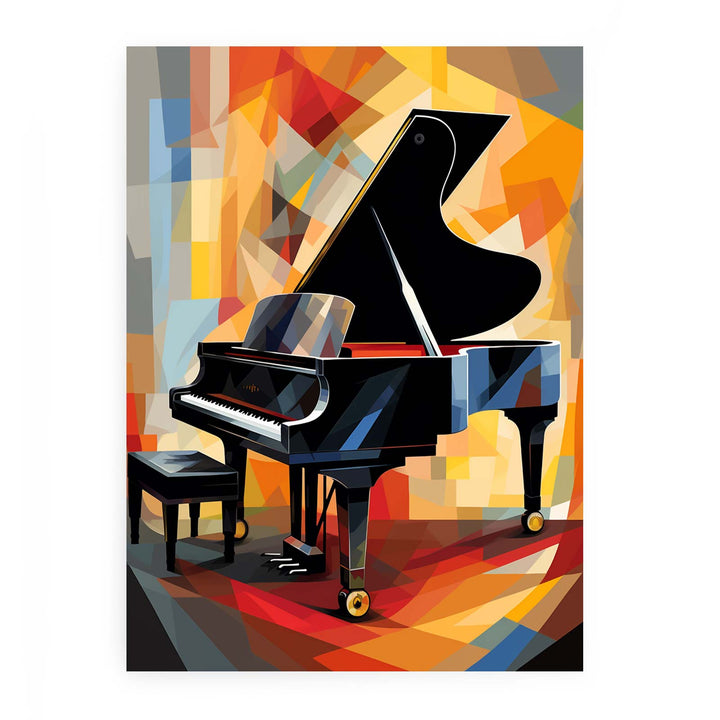 Piano Modern Art Painting