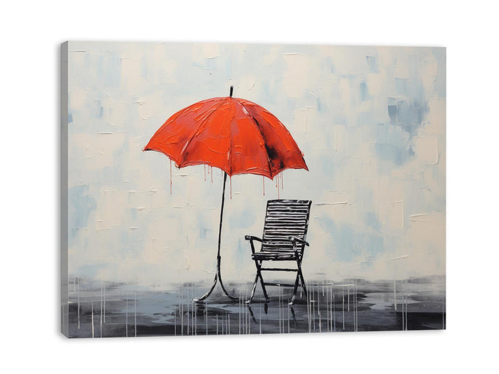 Umbrella Chair Modern Art Painting