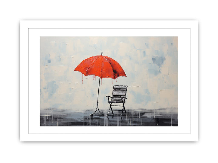 Umbrella Chair Modern Art Painting