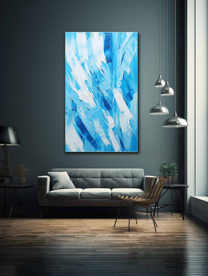 Abstract Blue Painting