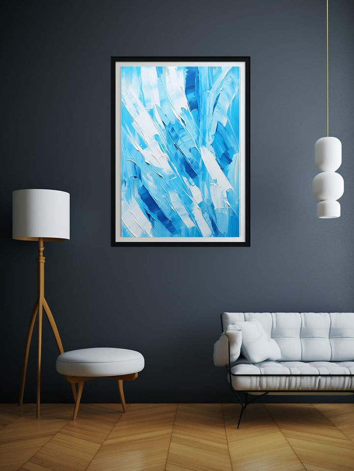 Abstract Blue Painting