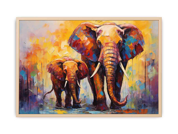 Elephant Modern Art Painting