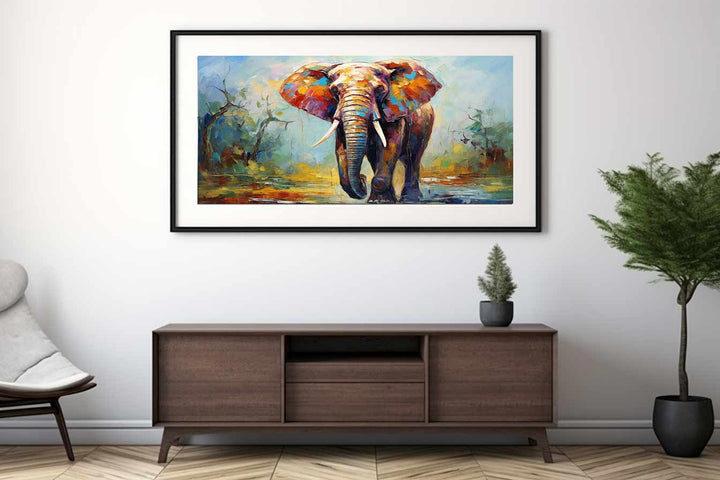 Modern art Elephant Teeth Painting  