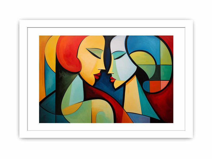 Two Women Modern Art Painting
