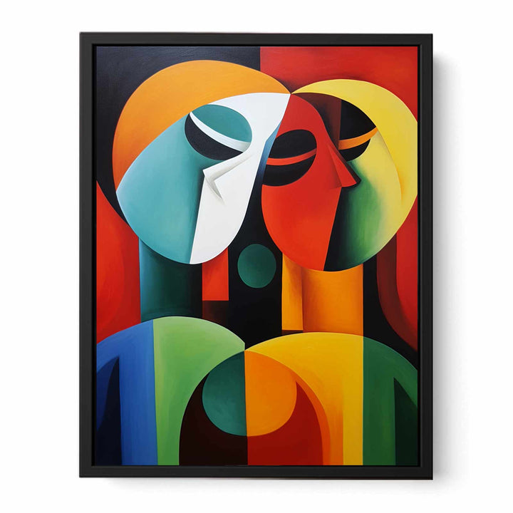 Modern art Three Ladies Painting  