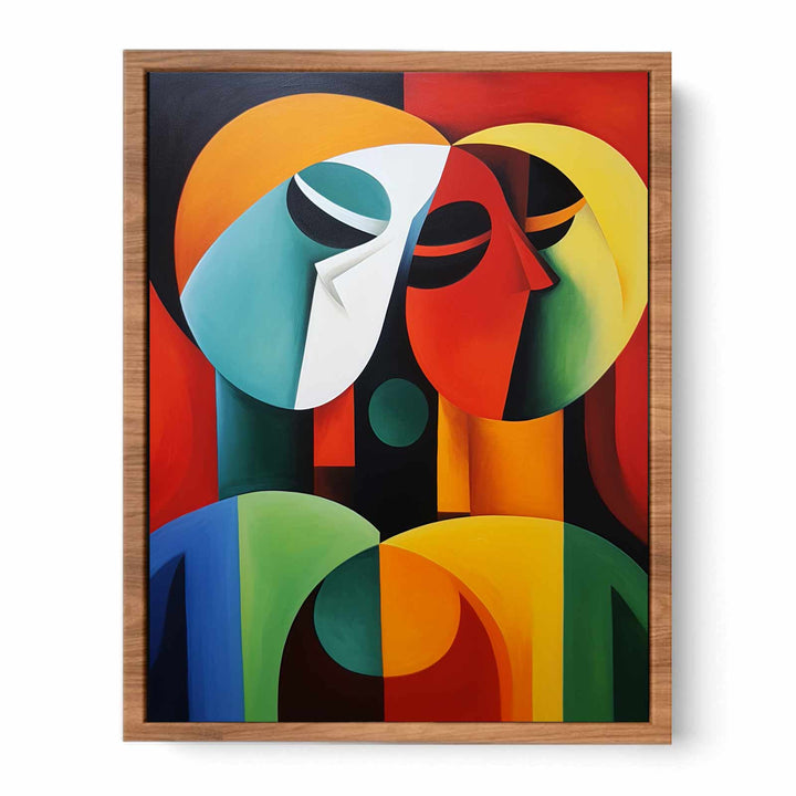 Modern art Three Ladies Painting  