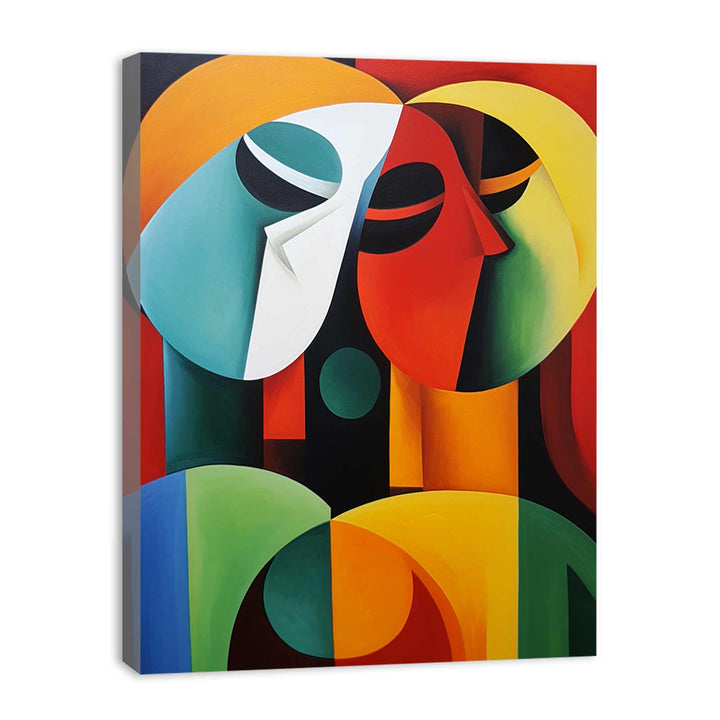 Modern art Three Ladies Painting  