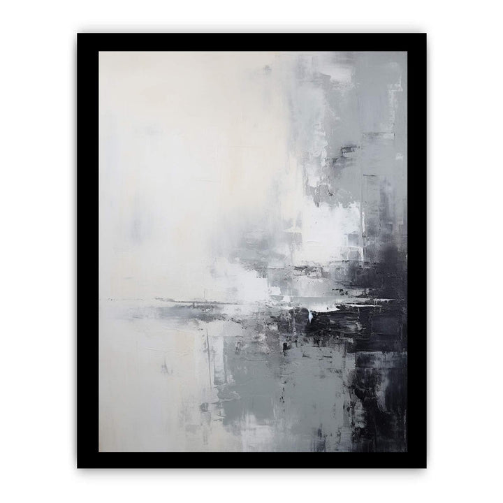 Abstract Grey Painting