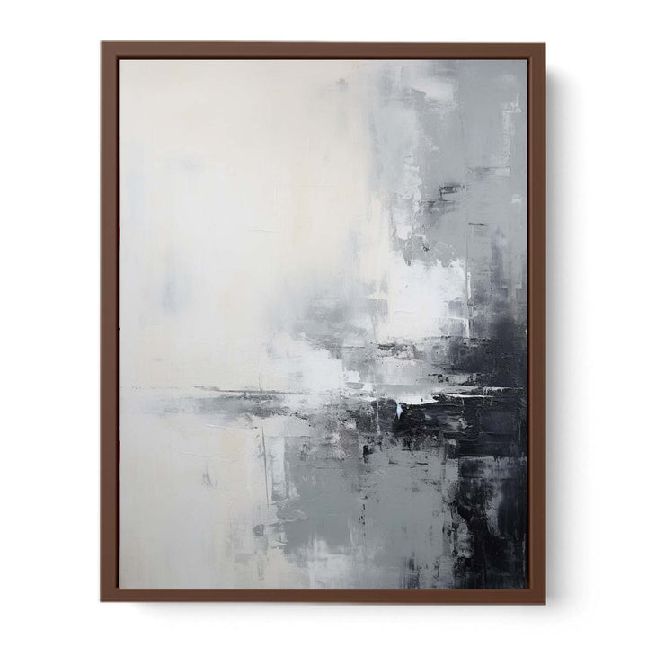 Abstract Grey Painting
