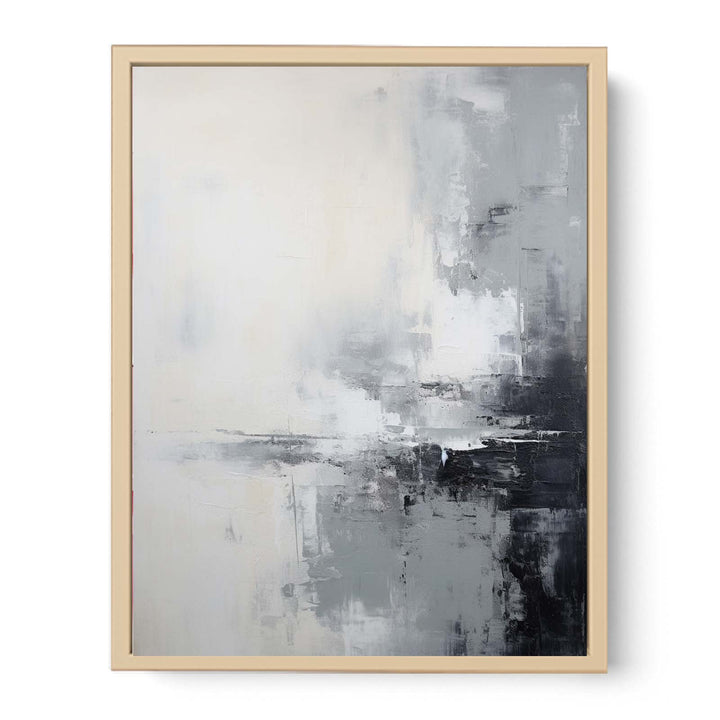 Abstract Grey Painting