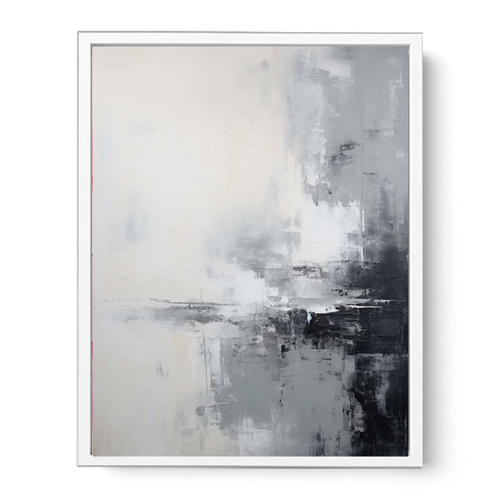 Abstract Grey Painting