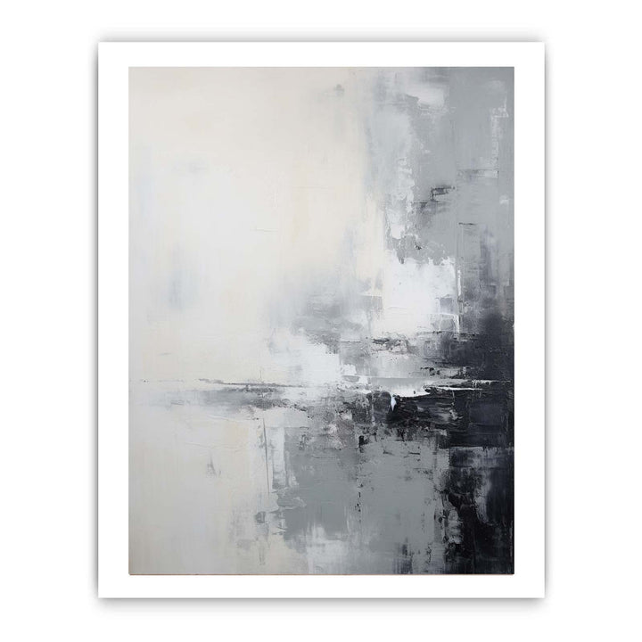 Abstract Grey Painting