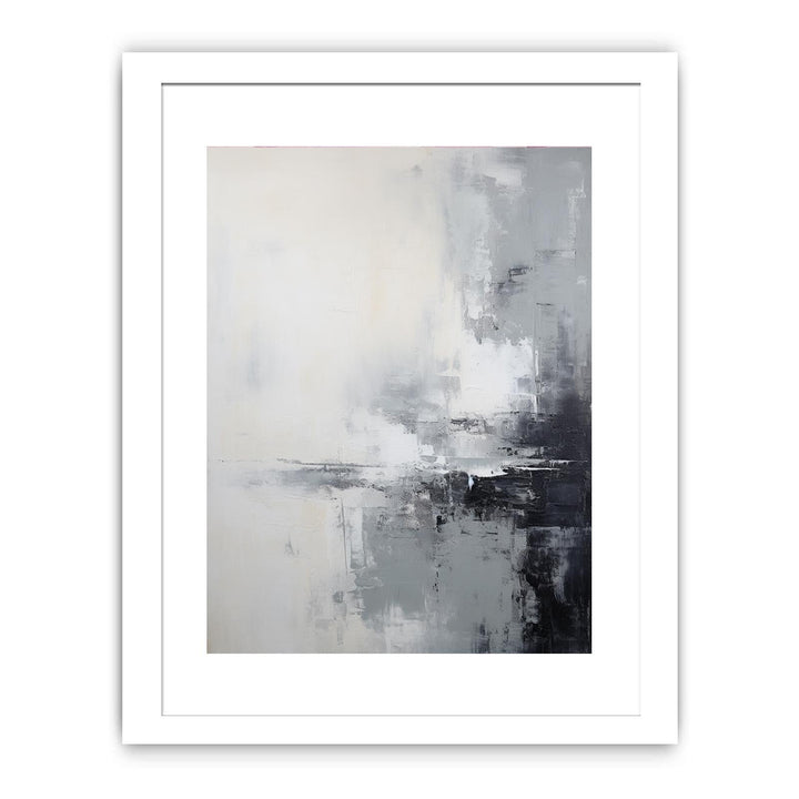 Abstract Grey Painting