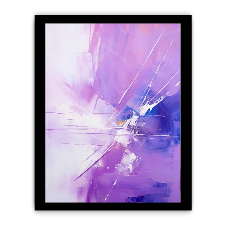 Knife Purple Abstract Art Painting