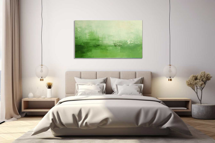 Green Abstract Painting