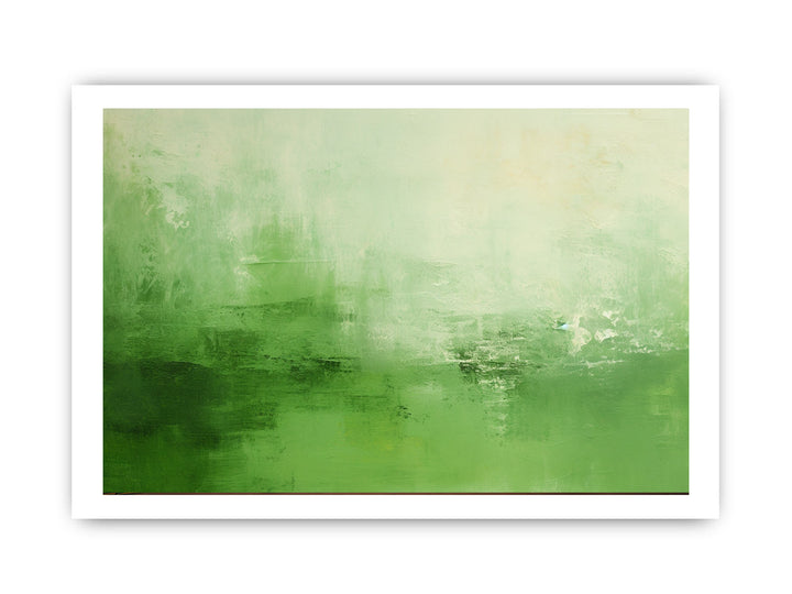 Green Abstract Painting