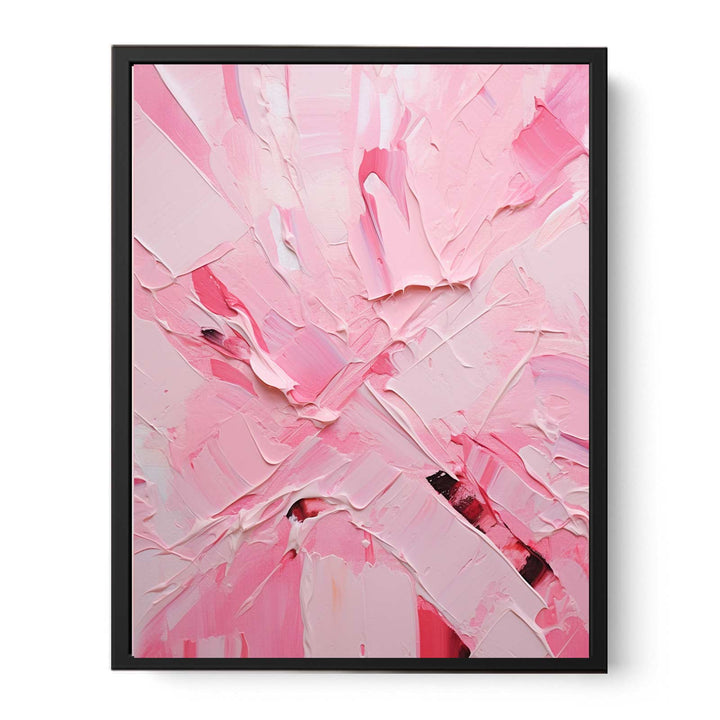 Knife Pink  Abstract Art Painting
