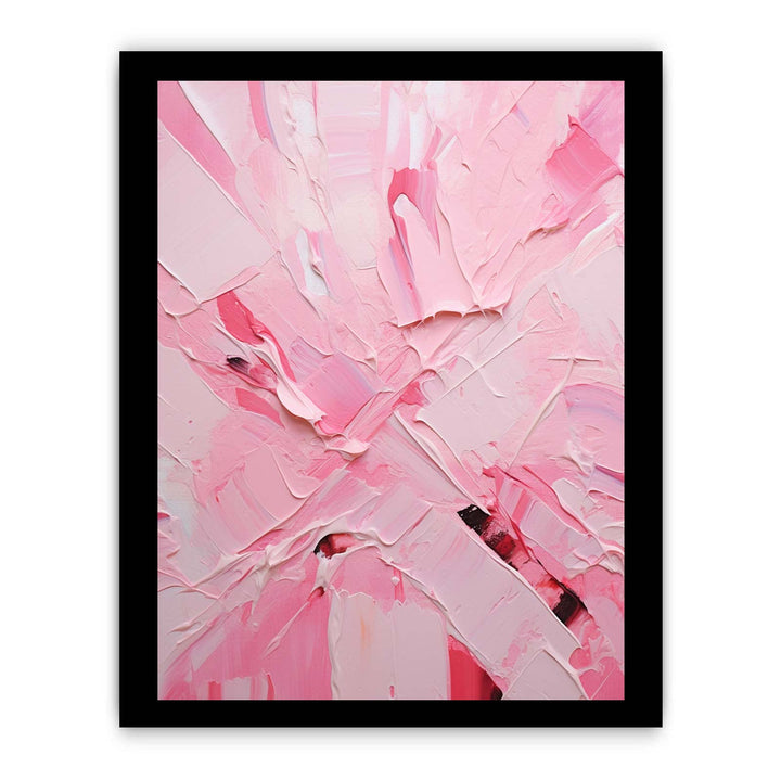 Knife Pink  Abstract Art Painting