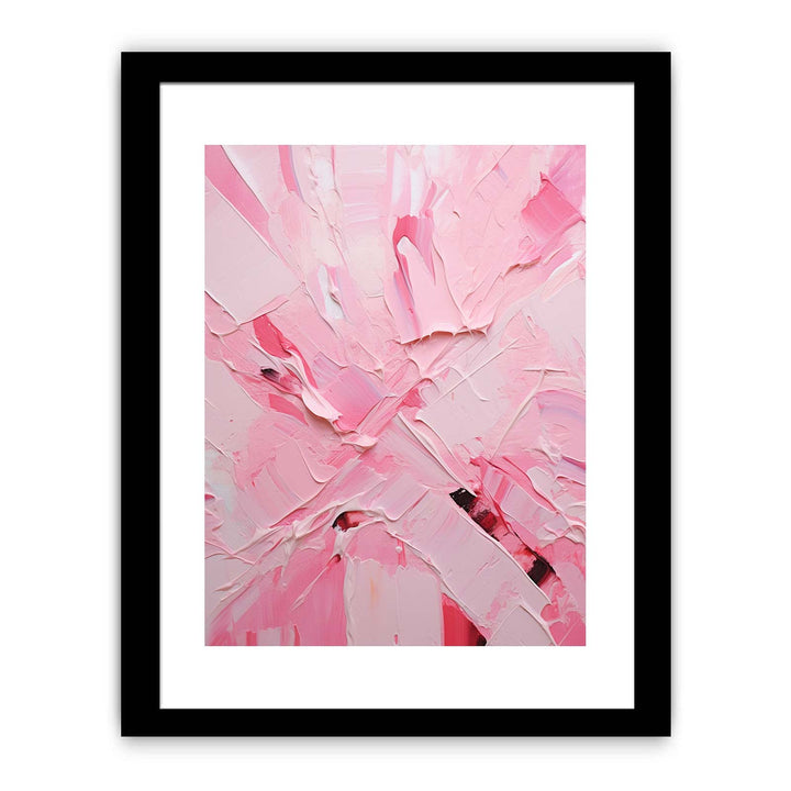 Knife Pink  Abstract Art Painting