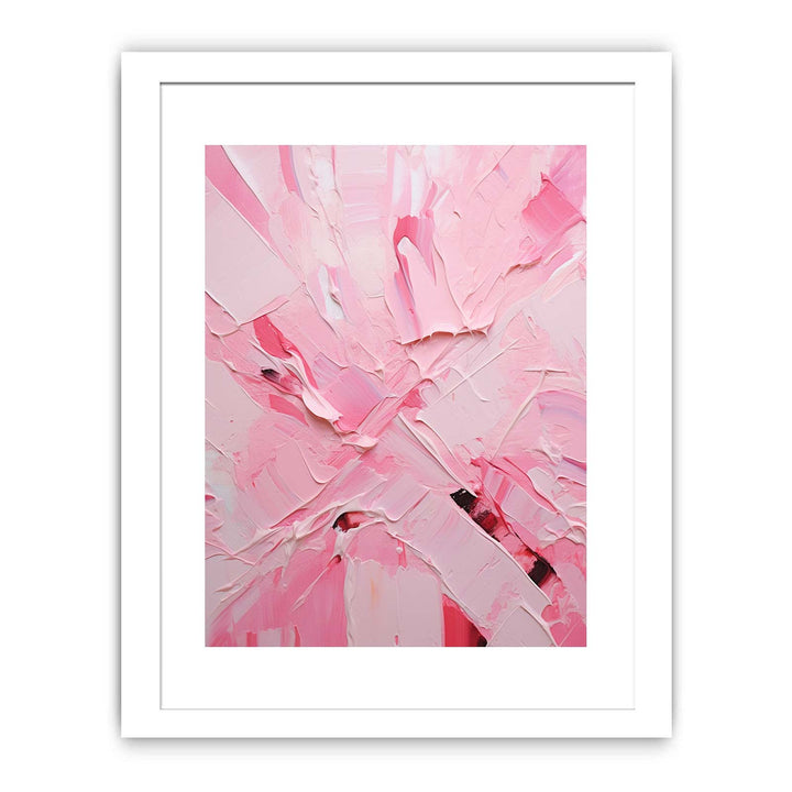 Knife Pink  Abstract Art Painting