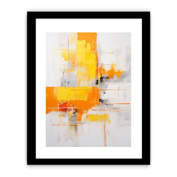 Brown Yellow Abstract Painting
