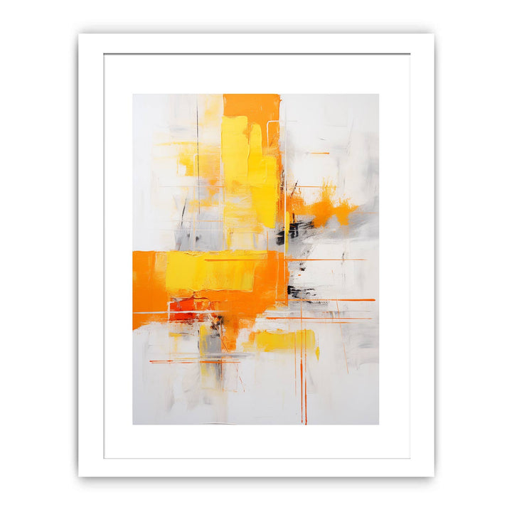 Brown Yellow Abstract Painting