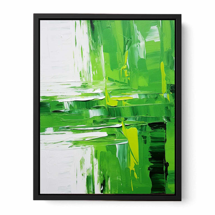 Abstract Painting Green