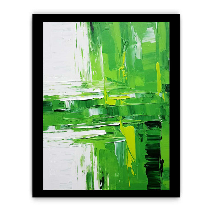 Abstract Painting Green